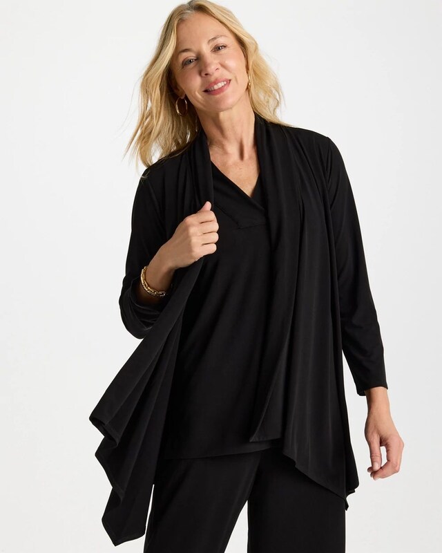 Travelers Knit Drape Cardigan